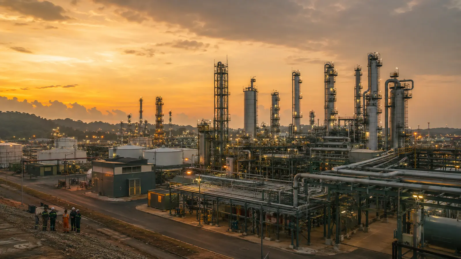 Integrated refinery and industrial processing infrastructure